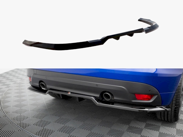 Central Rear Splitter (Vertical Bars) Jaguar F-Pace R-Sport Mk1