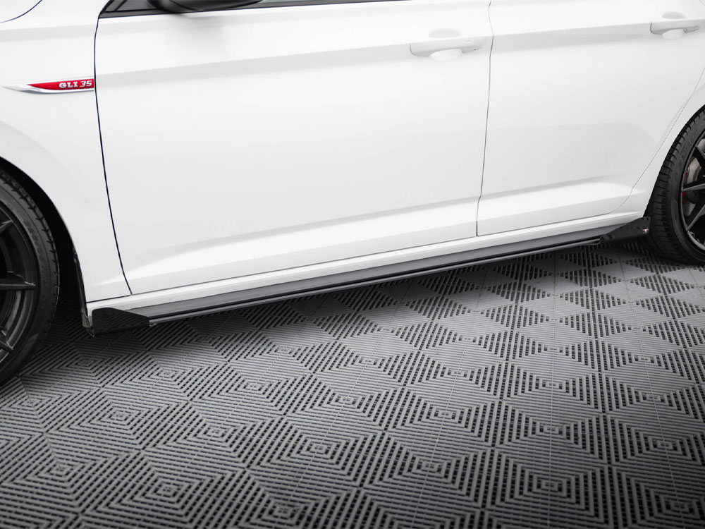 Street PRO Side Skirts Diffusers + Flaps Volkswagen Jetta GLI Mk7 - 3 