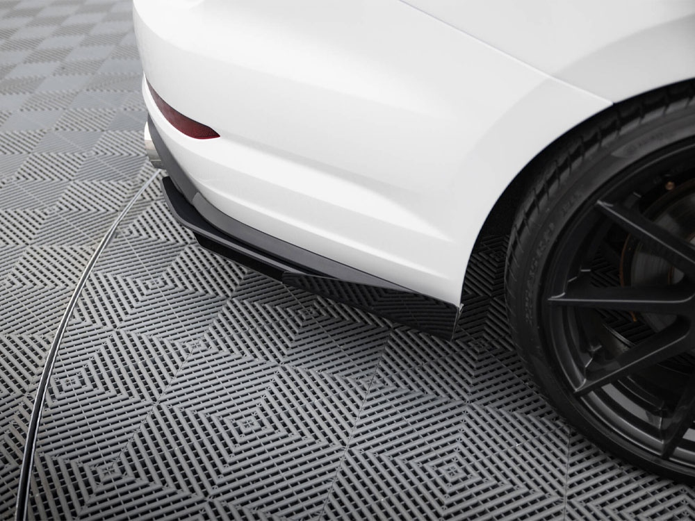 Street Pro Rear Side Splitters + Flaps Volkswagen Jetta GLI Mk7 - 4 