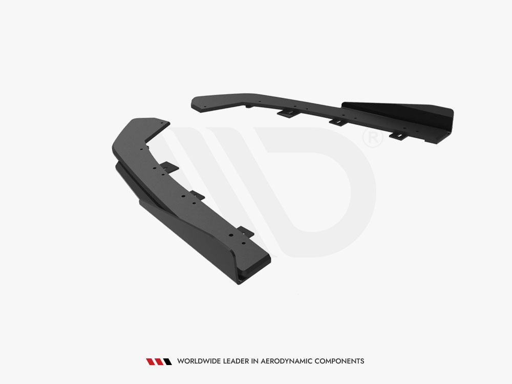 Street Pro Rear Side Splitters + Flaps Volkswagen Jetta GLI Mk7 - 6 