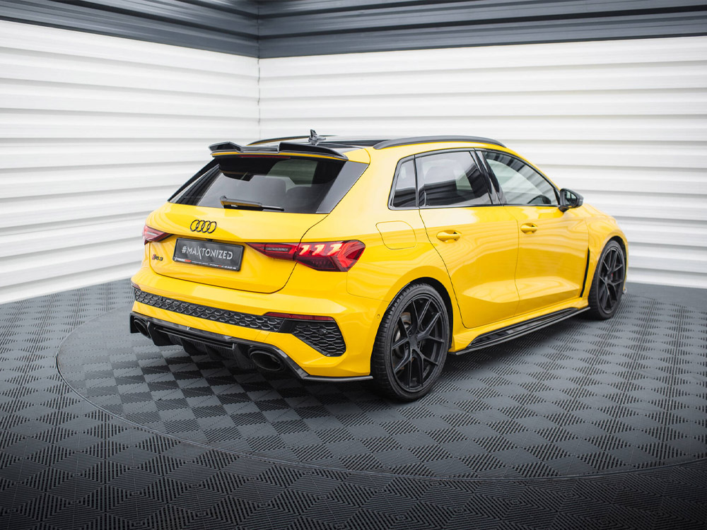 Carbon Fiber Rear Side Splitters Audi RS3 Sportback 8Y - 2 
