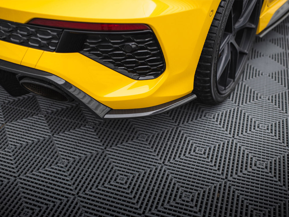 Carbon Fiber Rear Side Splitters Audi RS3 Sportback 8Y - 6 