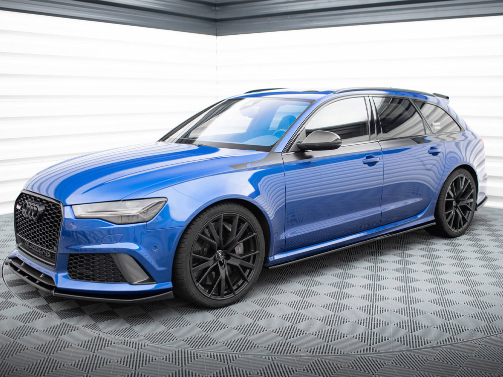 Side Skirts Diffusers V.2 Audi RS6 C7 - 2 