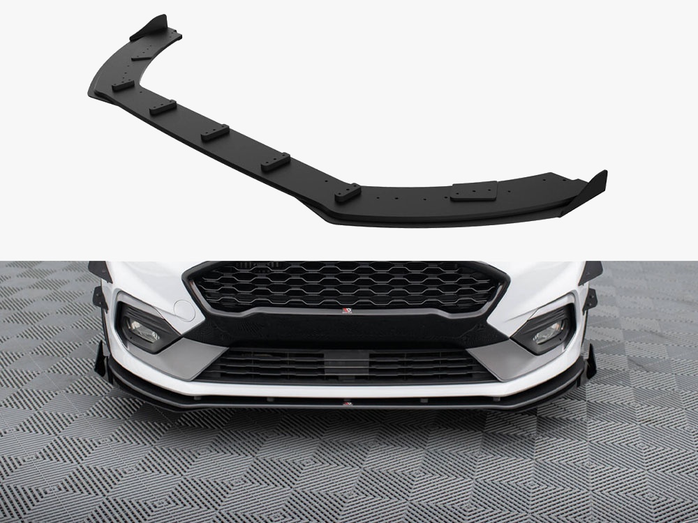 Street PRO Front Splitter + Flaps Ford Fiesta Mk8 ST / ST-Line - 1 