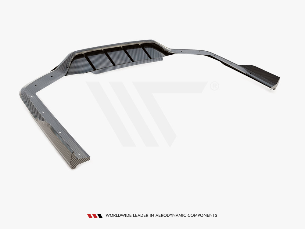 Prepreg Carbon Fiber Rear Splitter BMW 7 M-Pack G11 / G12 Facelift - 8 