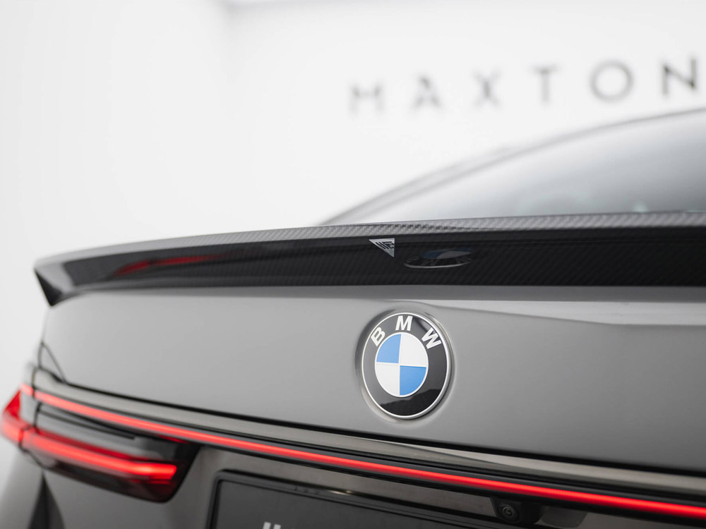 Prepreg Carbon Fiber Tailgate Spoiler BMW 7 G11 / G11 Facelift - 4 