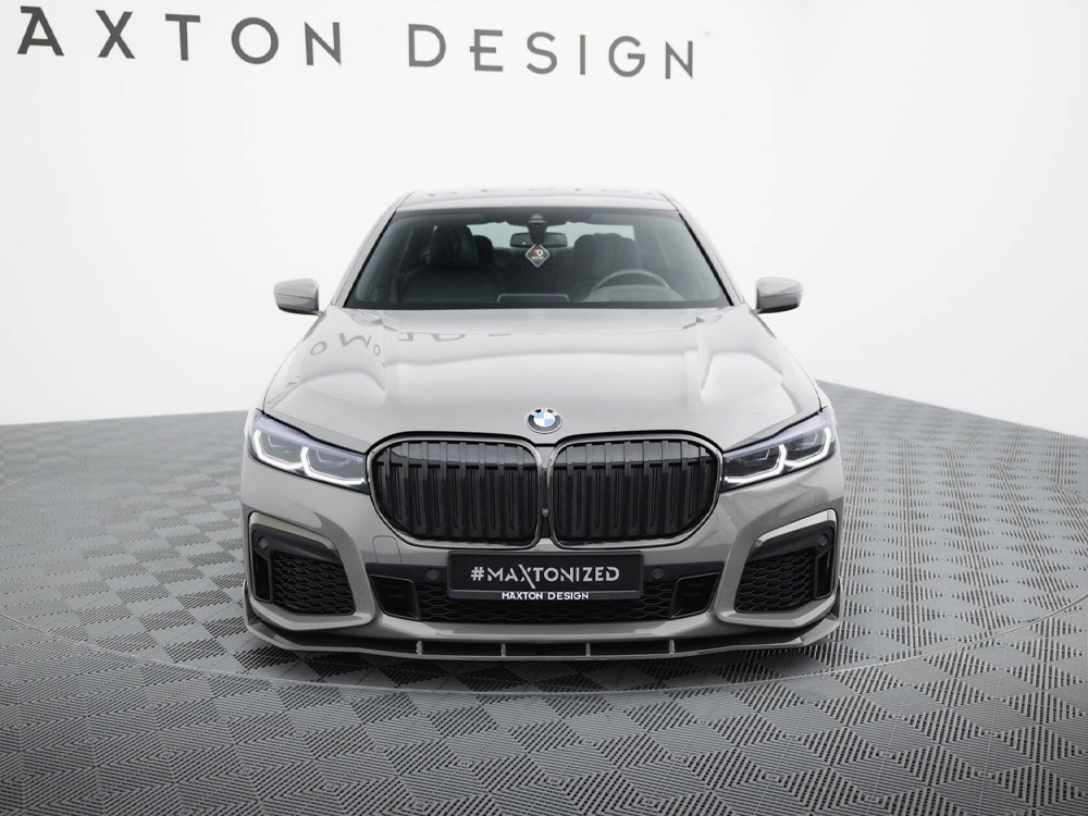 Prepreg Carbon Fiber Front Splitter + ABS Splitter BMW 7 M-Pack G11 Facelift - 3 