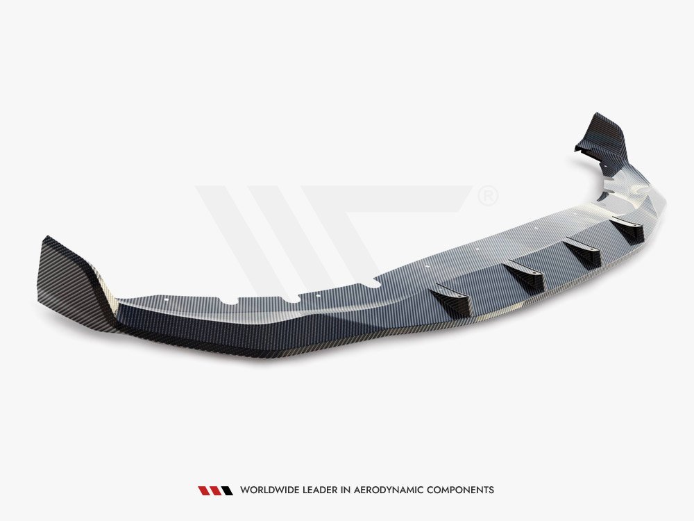 Prepreg Carbon Fiber Front Splitter + ABS Splitter BMW 7 M-Pack G11 Facelift - 6 