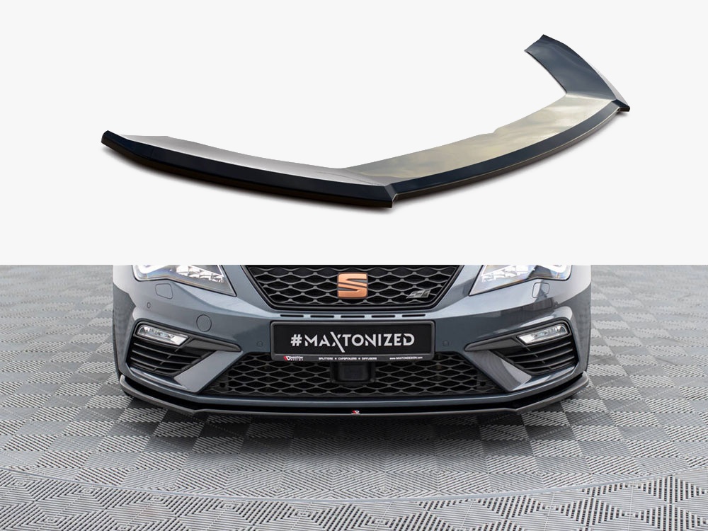 Front Splitter V.4 Seat Leon Cupra / FR Mk3 FL - 1 
