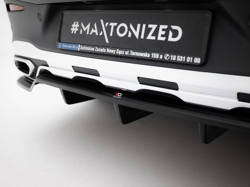 Rear Splitter (Vertical Bars) Mercedes-Benz GLC Coupe AMG-Line C254 - 6 