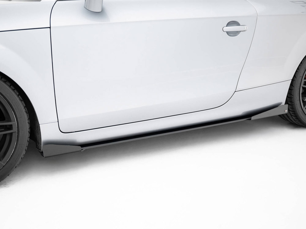 Street PRO Side Skirts Diffusers + Flaps Audi TT S / TT S-Line 8J Facelift - 3 