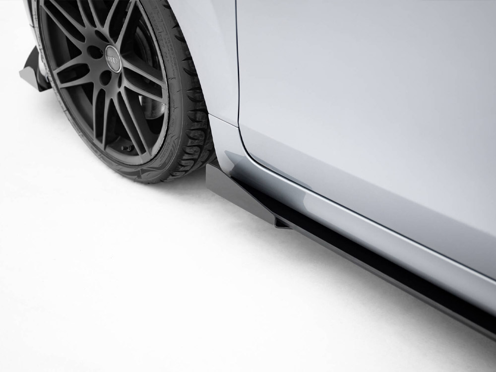 Street PRO Side Skirts Diffusers + Flaps Audi TT S / TT S-Line 8J Facelift - 6 