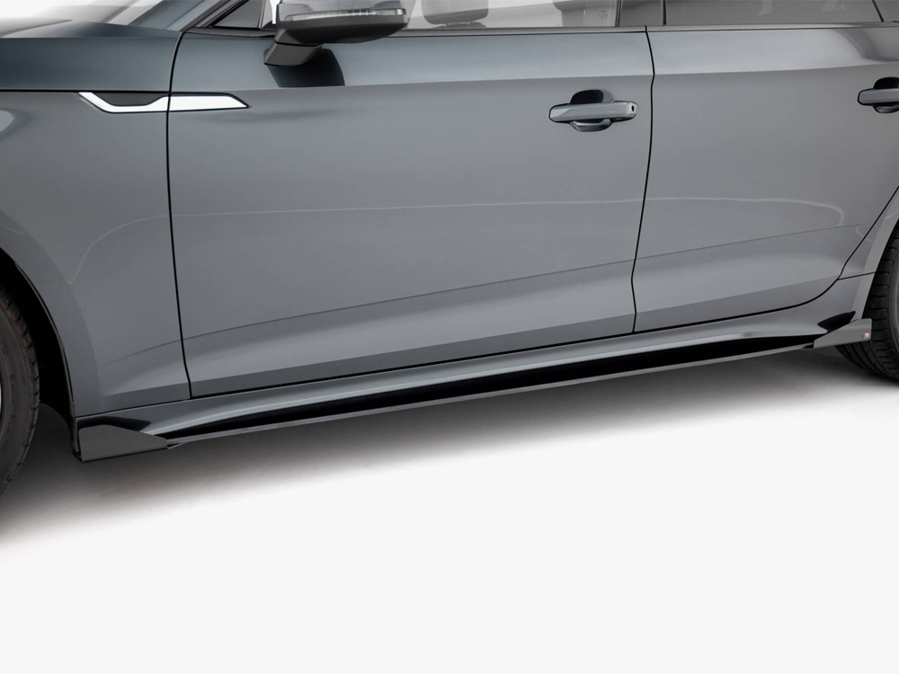 Street PRO Side Skirts Diffusers + Flaps Audi A5 Sportback F5 Facelift - 3 