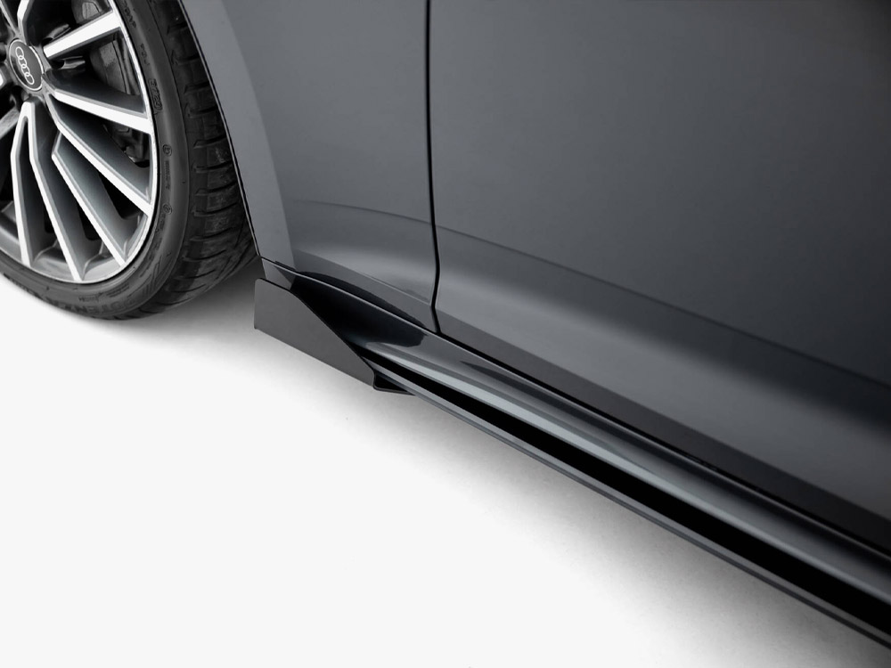 Street PRO Side Skirts Diffusers + Flaps Audi A5 Sportback F5 Facelift - 6 