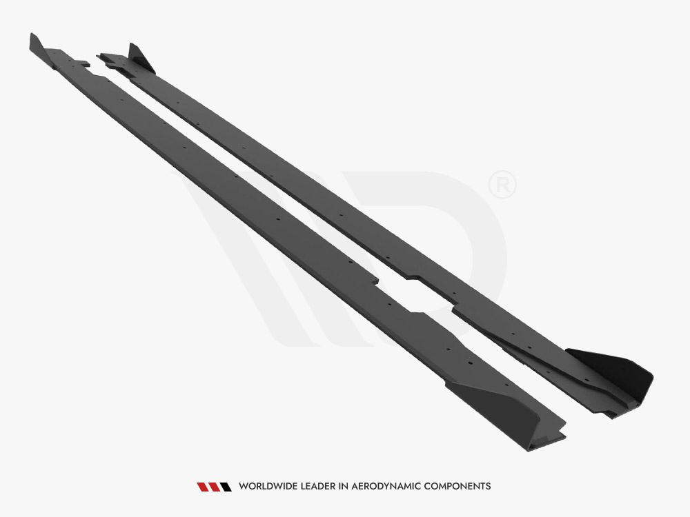 Street PRO Side Skirts Diffusers + Flaps Audi A5 Sportback F5 Facelift - 7 