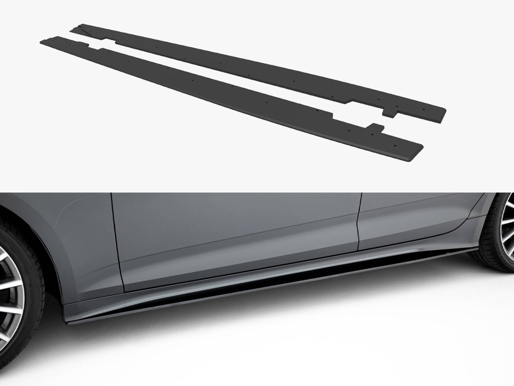 Street PRO Side Skirts Diffusers Audi A5 Sportback F5 Facelift - 1 