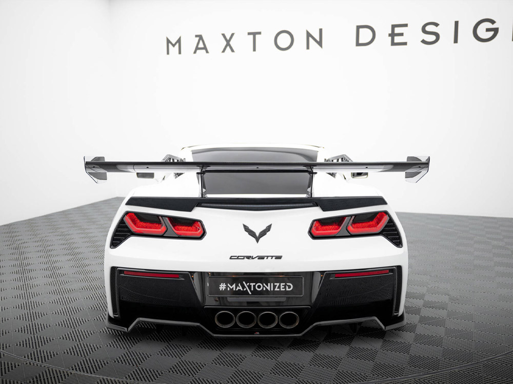 Carbon Spoiler With Upper Swan Mounting Chevrolet Corvette Stingray / Grand Sport C7 - 2 