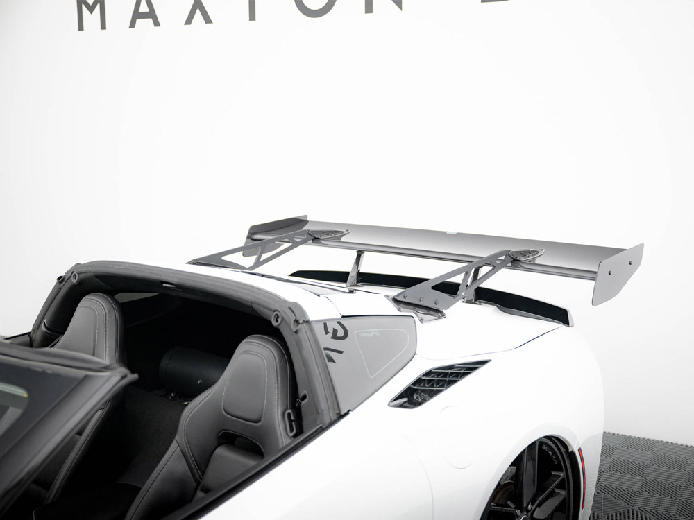 Carbon Spoiler With Upper Swan Mounting Chevrolet Corvette Stingray / Grand Sport C7 - 4 