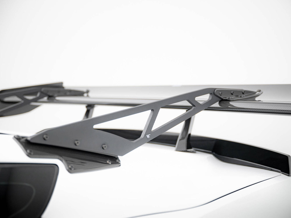 Carbon Spoiler With Upper Swan Mounting Chevrolet Corvette Stingray / Grand Sport C7 - 6 