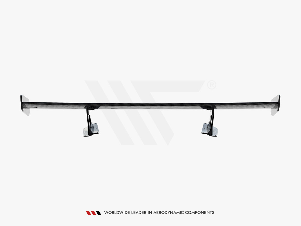 Carbon Spoiler With Internal Brackets Uprights Chevrolet Corvette Stingray / Grand Sport C7 - 5 