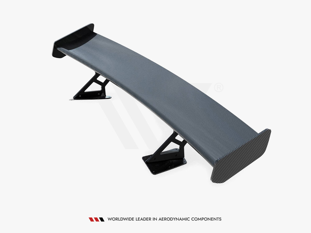Carbon Spoiler With Internal Brackets Uprights Chevrolet Corvette Stingray / Grand Sport C7 - 7 