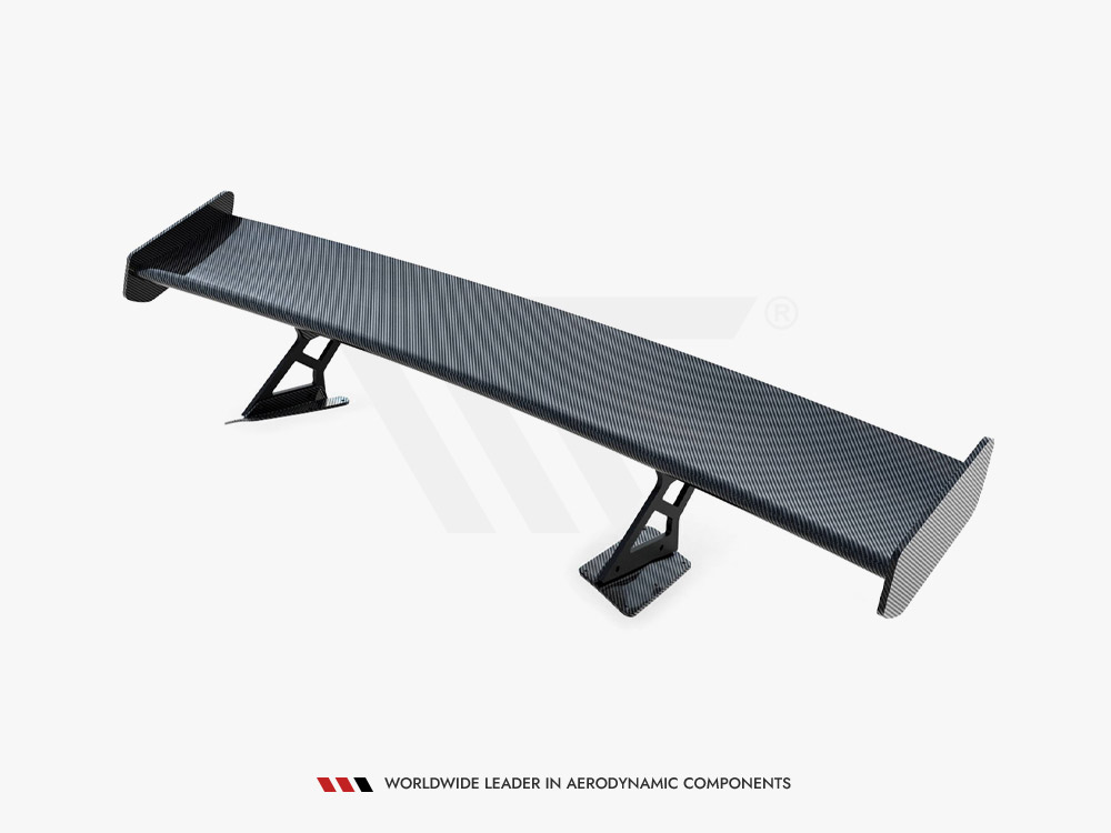 Carbon Spoiler With Internal Brackets Uprights Chevrolet Corvette Stingray / Grand Sport C7 - 8 