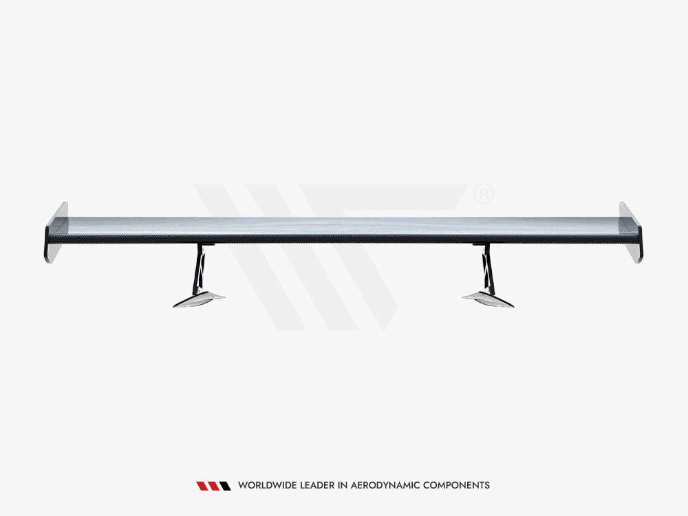 Carbon Spoiler With Internal Brackets Uprights Chevrolet Corvette Stingray / Grand Sport C7 - 15 