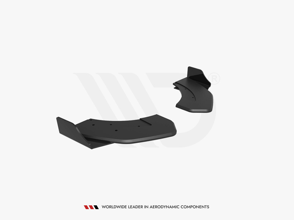 Street Pro Rear Side Splitters + Flaps Hyundai Veloster N Mk2 - 5 