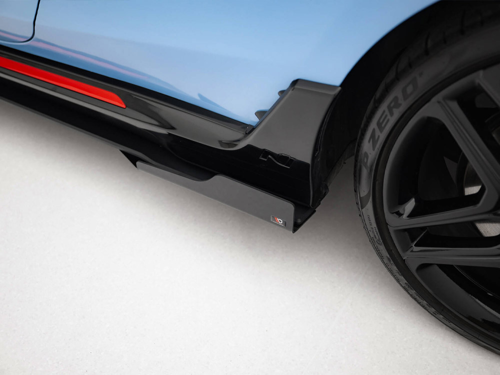 Street PRO Side Skirts Diffusers + Flaps Hyundai Veloster N Mk2 - 5 