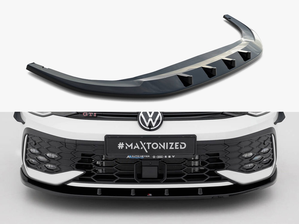 Front Splitter V.1 Volkswagen Golf GTI / GTE / R-Line Mk8 Facelift - 1 