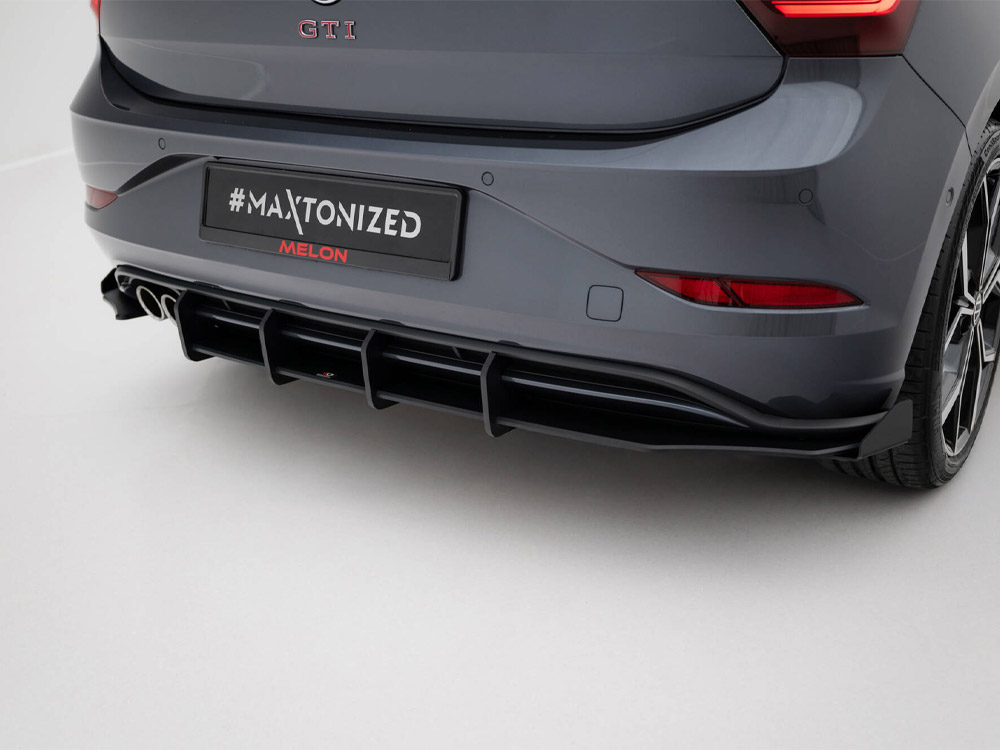 Street PRO Rear Diffuser + Flaps Volkswagen Polo GTI Mk6 Facelift - 3 