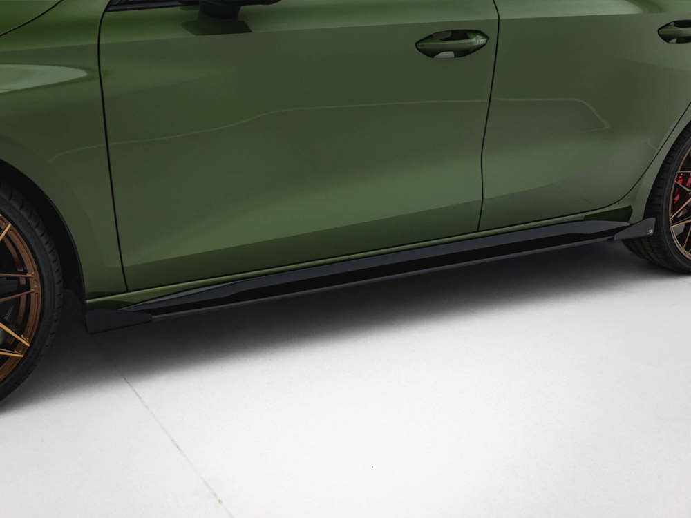 Street PRO Side Skirts Diffusers + Flaps Audi S3 Sportback / A3 S-Line Sportback 8Y Facelift - 3 