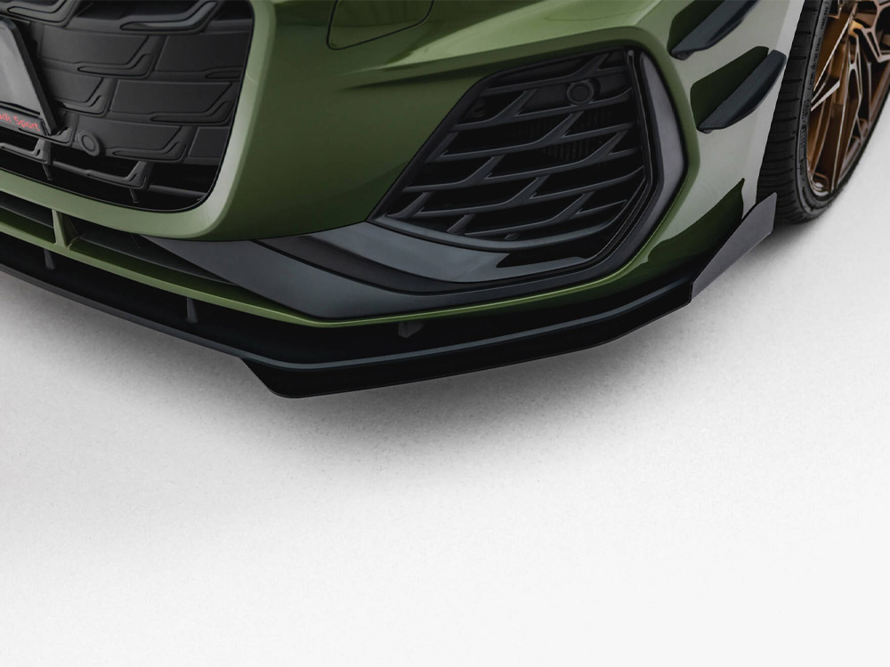 Street PRO Front Splitter V.1 + Flaps Audi S3 Sportback / A3 S-line Sportback 8Y Facelift - 5 