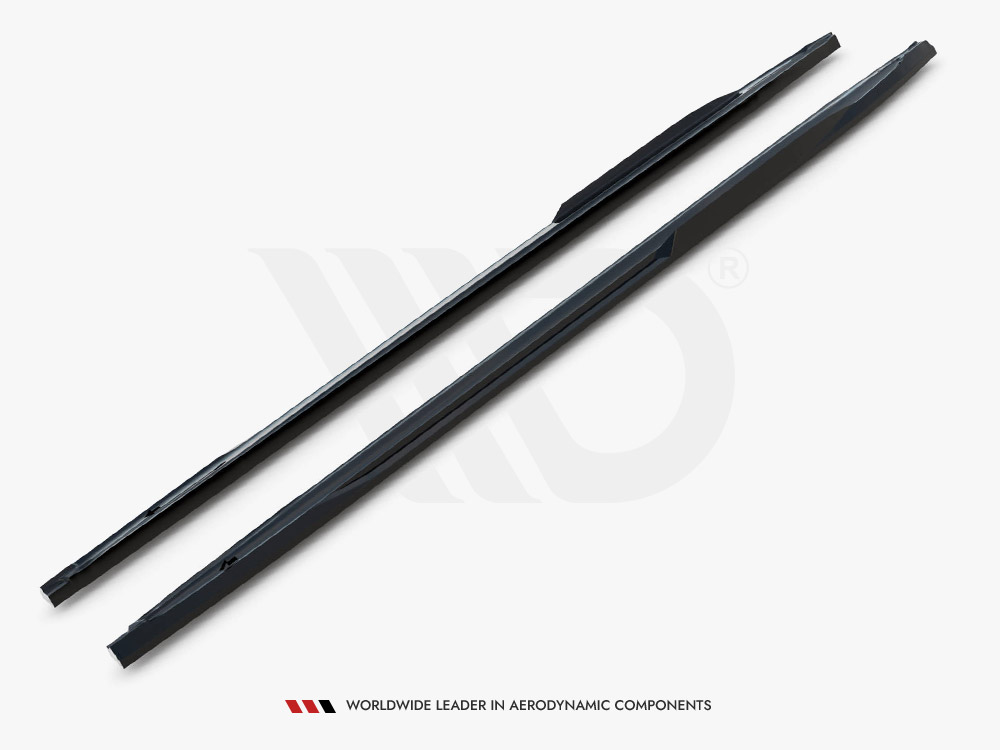 Side Skirts Diffusers V.2 compatible with Audi S3 Sportback / A3 S Line Sportback 8Y Facelift - 5 