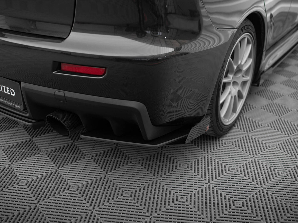 Street Pro Rear Side Splitters + Flaps Mitsubishi Lancer EVO X - 4 