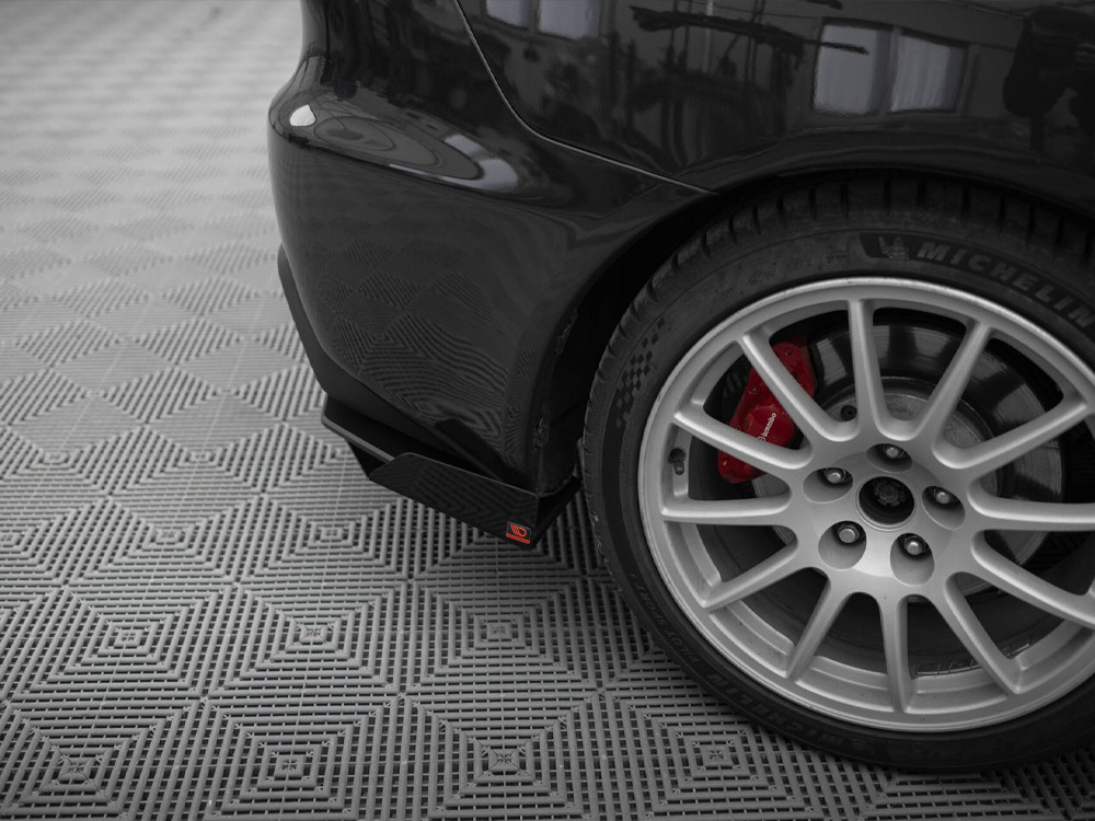 Street Pro Rear Side Splitters + Flaps Mitsubishi Lancer EVO X - 5 
