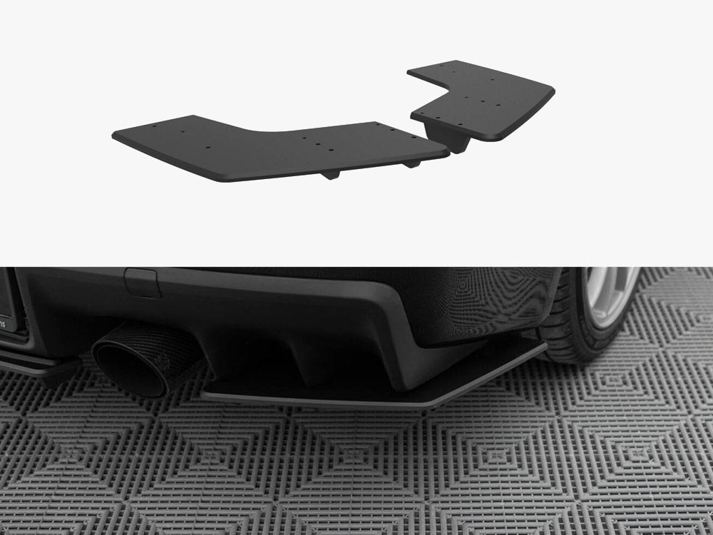 Street Pro Rear Side Splitters Mitsubishi Lancer EVO X - 1 