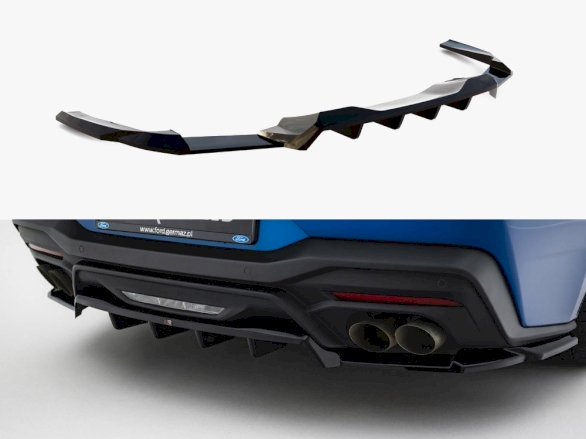 HDC Autosports MP-Style Side Skirt Splitters – 30.6 X 9.5 Universal, Unpainted Black