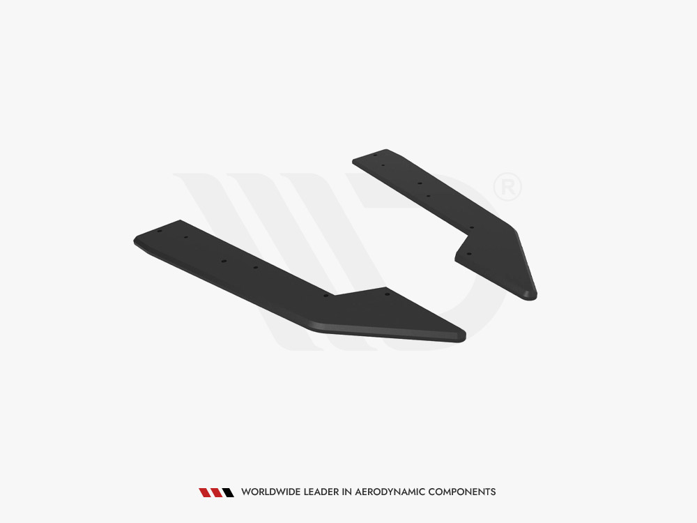 Street Pro Rear Side Splitters Ford Mustang GT Mk7 - 5 