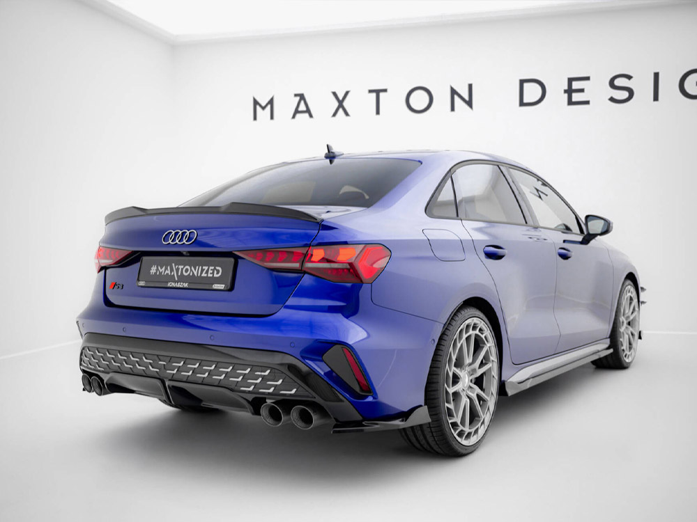 Rear Side Splitters V.2 Audi S3 Sedan 8Y Facelift - 2 