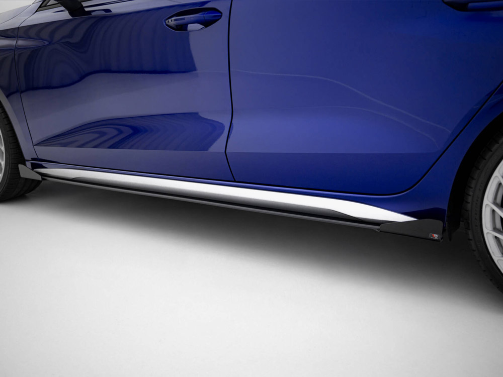 Street PRO Side Skirts Diffusers + Flaps Audi A3 S-Line Sedan / S3 Sedan 8Y Facelift - 4 