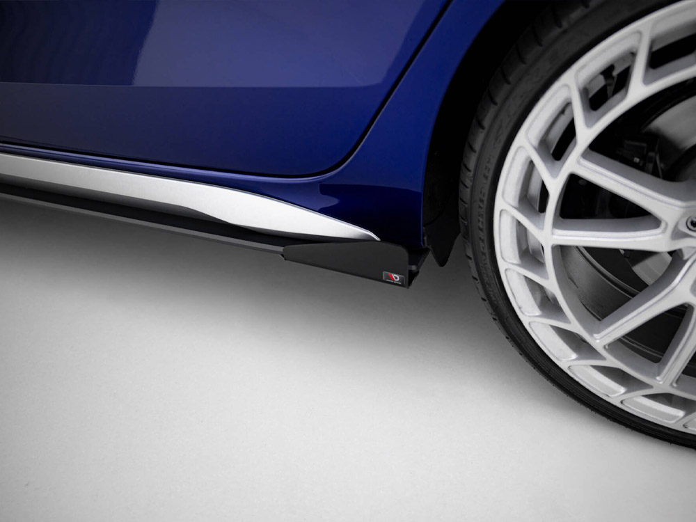 Street PRO Side Skirts Diffusers + Flaps Audi A3 S-Line Sedan / S3 Sedan 8Y Facelift - 5 