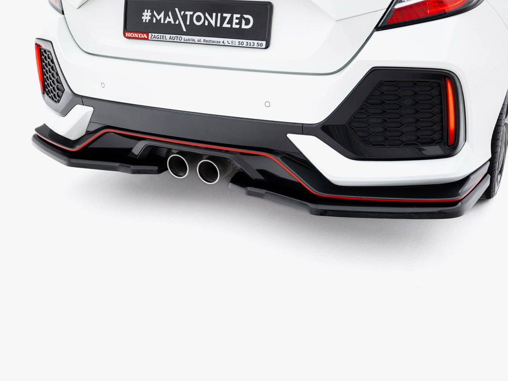 Rear Splitter Honda Civic Sport Mk10 - 3 