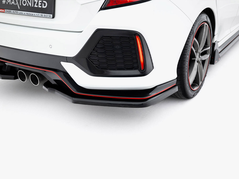 Rear Splitter Honda Civic Sport Mk10 - 4 