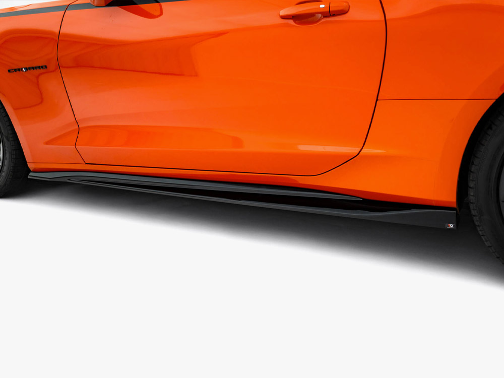 Side Skirts Diffusers V.2 Chevrolet Camaro SS Mk6 Facelift - 4 