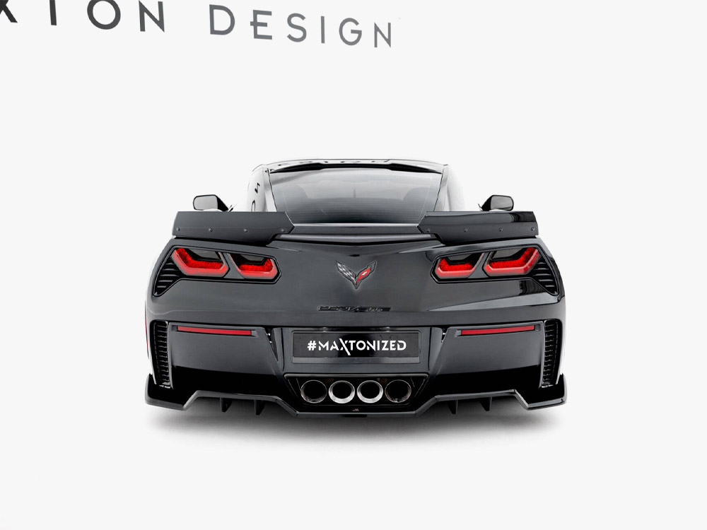 Rear Splitter (Vertical Bars) Chevrolet Corvette Z06 C7 - 3 