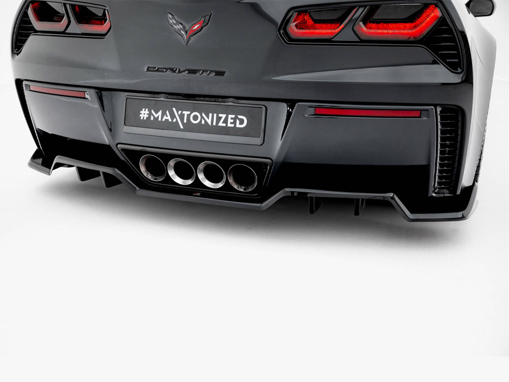 Rear Splitter (Vertical Bars) Chevrolet Corvette Z06 C7 - 4 
