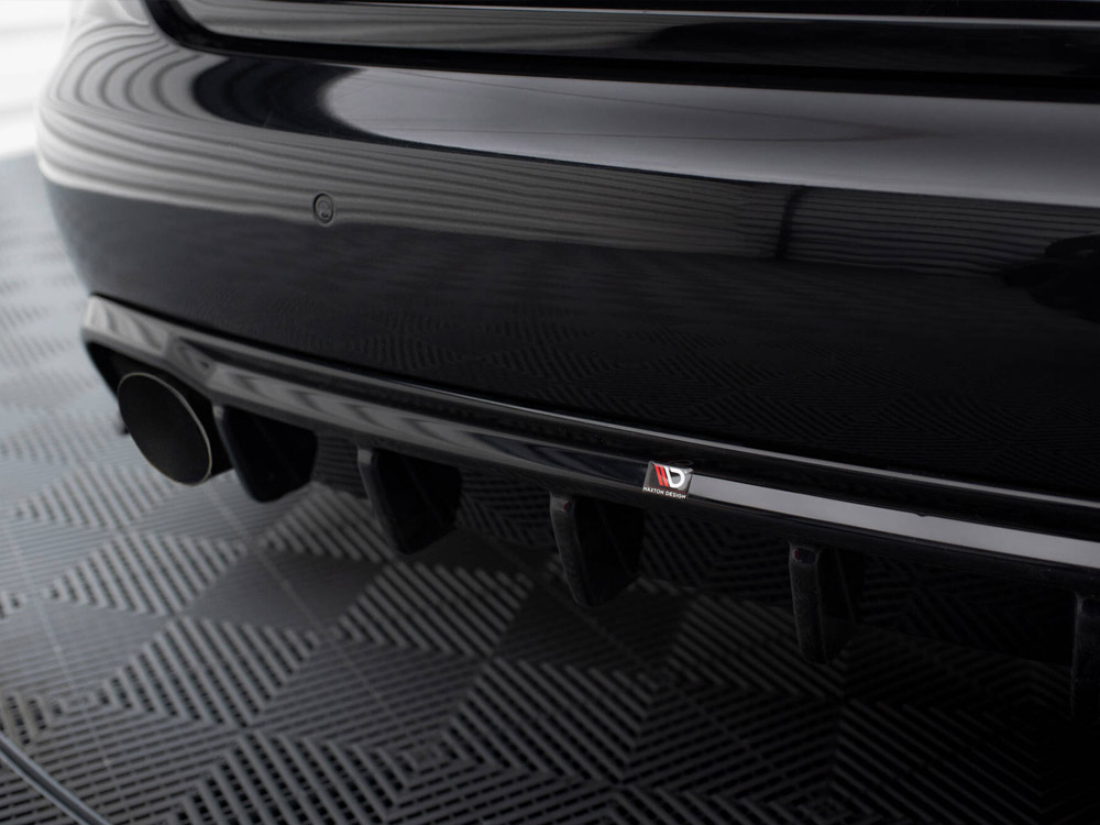 Rear Valance Audi A4 B8 (Version with single exhausts on both sides) - 3 