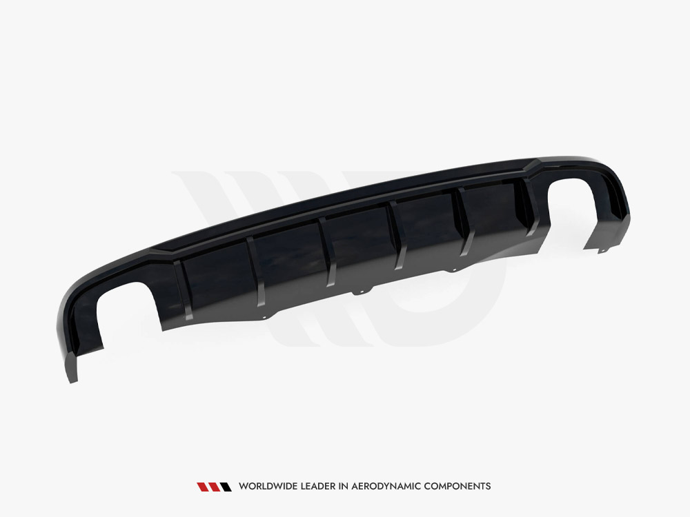 Rear Valance Audi A4 B8 (Version with single exhausts on both sides) - 4 