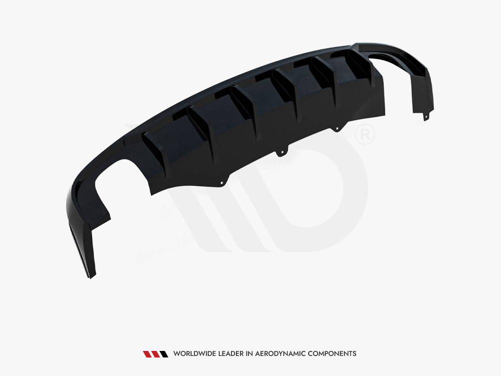 Rear Valance Audi A4 B8 (Version with single exhausts on both sides) - 5 